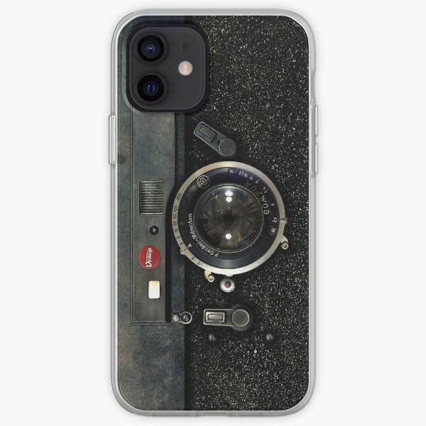 Classic Retro Old Vintage Army looks Rusty Camera iPhone Soft Case