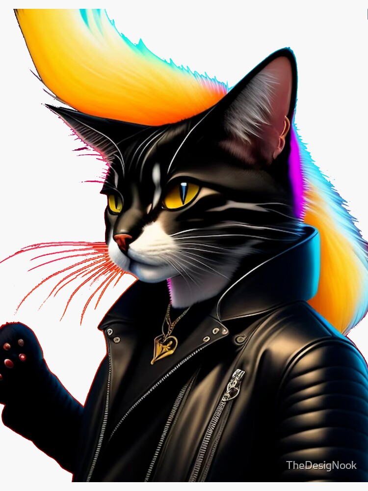 Cat in best sale a leather jacket