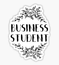 Business Student Grind Sticker