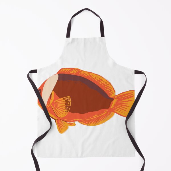 Item preview, Red Anemonefish or Australian Clownfish in Oslob Cebu Philippines WPA Art Deco   designed and sold by patrimonio.