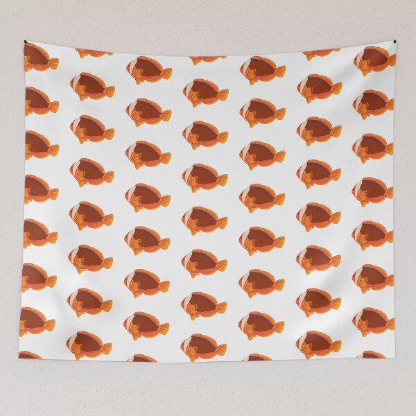 Item preview, Red Anemonefish or Australian Clownfish in Oslob Cebu Philippines WPA Art Deco   designed and sold by patrimonio.