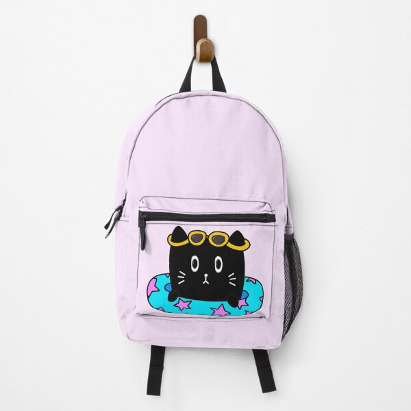 Item preview, Summer cat friend - black designed and sold by ScrimblyStudios.