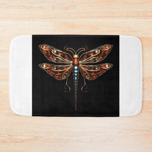 Item preview, fire metallic dragonfly designed and sold by boldbrushstroke.