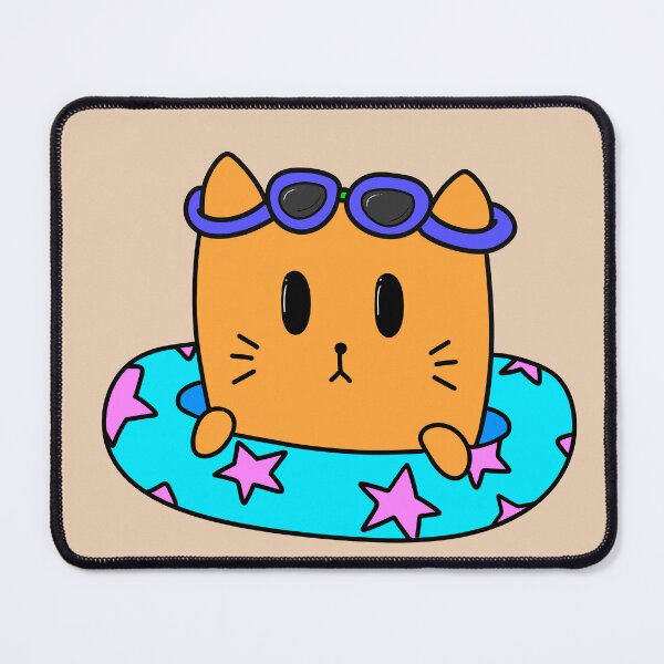 Item preview, Summer cat friend - ginger designed and sold by ScrimblyStudios.