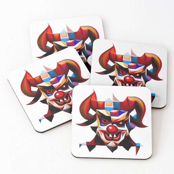 Item preview, Cubisto The Corrupted Clown designed and sold by SifRants.