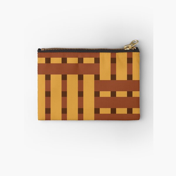 Item preview, Fabric Weave Design - Matt Rib Weave Irregular Pattern - Orange and Gold designed and sold by DesignCentrum.