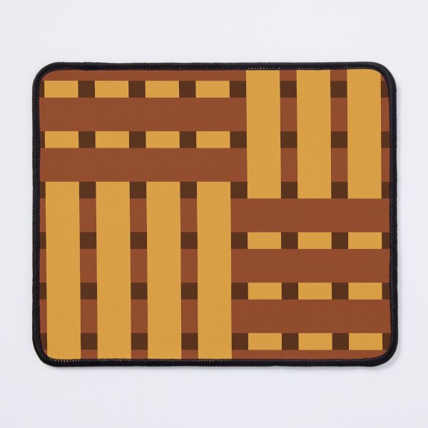 Item preview, Fabric Weave Design - Matt Rib Weave Irregular Pattern - Orange and Gold designed and sold by DesignCentrum.