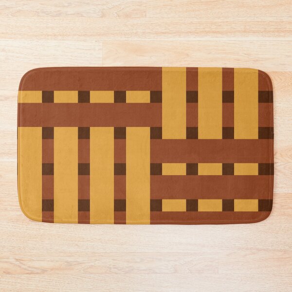 Item preview, Fabric Weave Design - Matt Rib Weave Irregular Pattern - Orange and Gold designed and sold by DesignCentrum.