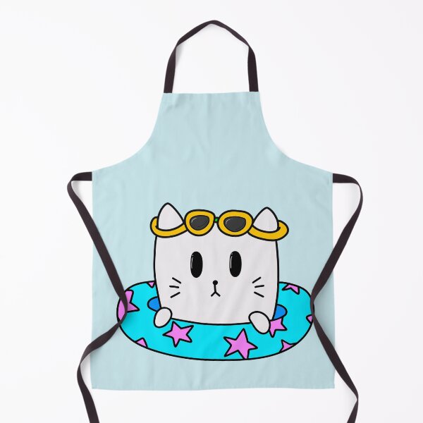 Item preview, Summer cat friend - grey/white designed and sold by ScrimblyStudios.