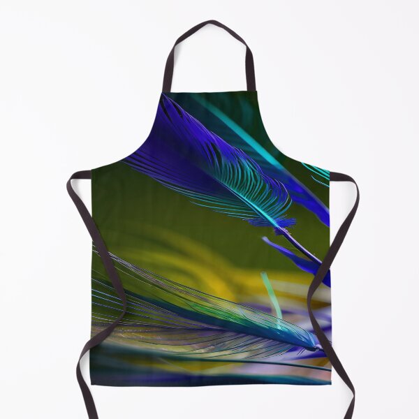 Item preview, Feathers Navy Blue with Yellow Sunset designed and sold by deniselynnimage.