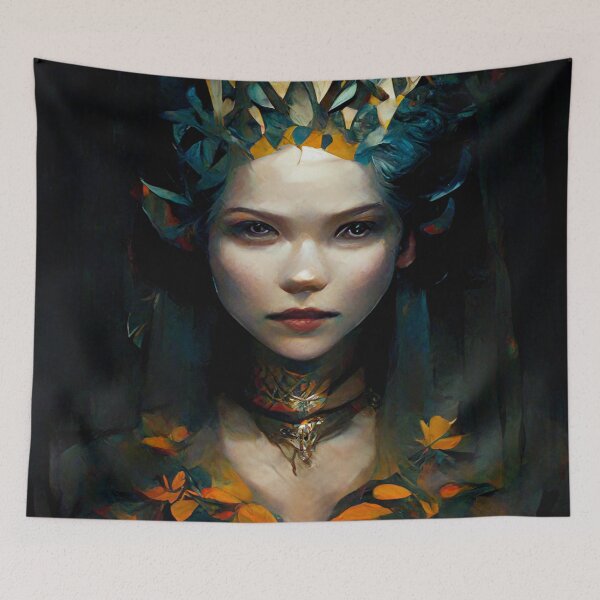 Item preview, Abstract Fantasy Elf Queen  designed and sold by Becooldesing.