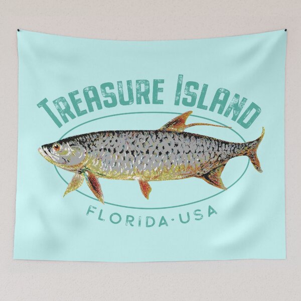 Item preview, Treasure Island Florida Tarpon Design designed and sold by Futurebeachbum.
