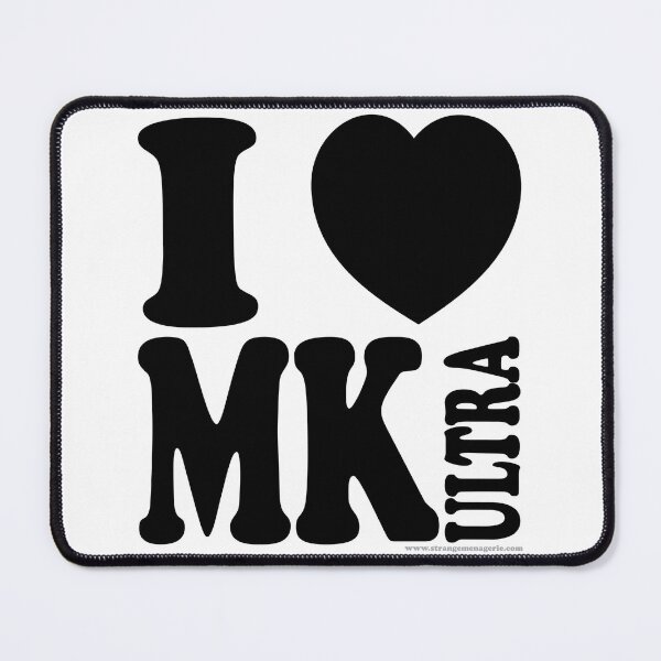 Item preview, I <3 MK Ultra  [Black Design] designed and sold by milocaruso.