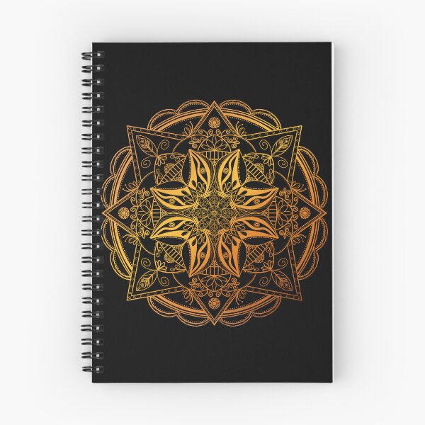 Item preview, Gold Nature Mandala Pattern designed and sold by Shy Introvert Tales.
