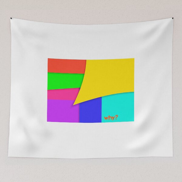 Item preview, COLORS-banners-why designed and sold by israelsureda.