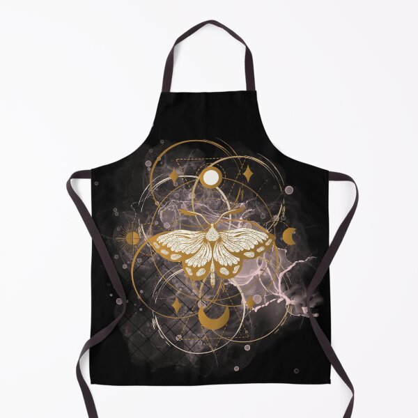 Item preview, Mystical golden moth in the fog of spiritual forces. designed and sold by LuckyFamily.