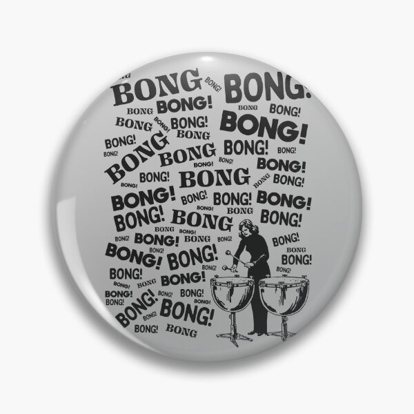 Item preview, Vintage Drumming Delight: Happy Woman Banging Away on Timpani Drums designed and sold by hadleyfoo.