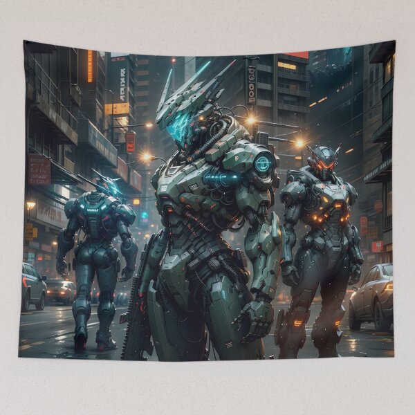 Item preview, City Mechs  designed and sold by ArtFusionAI.