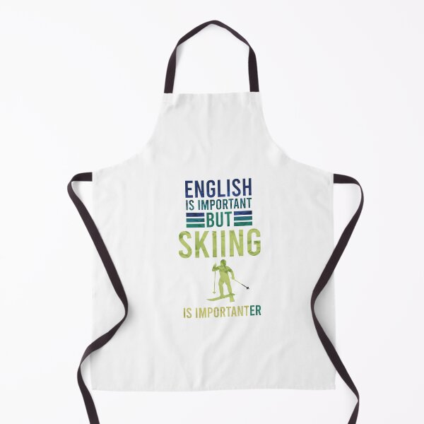 Aperçu de l'œuvre L'anglais est important mais le ski est plus important créée et vendue par DasaiArt.