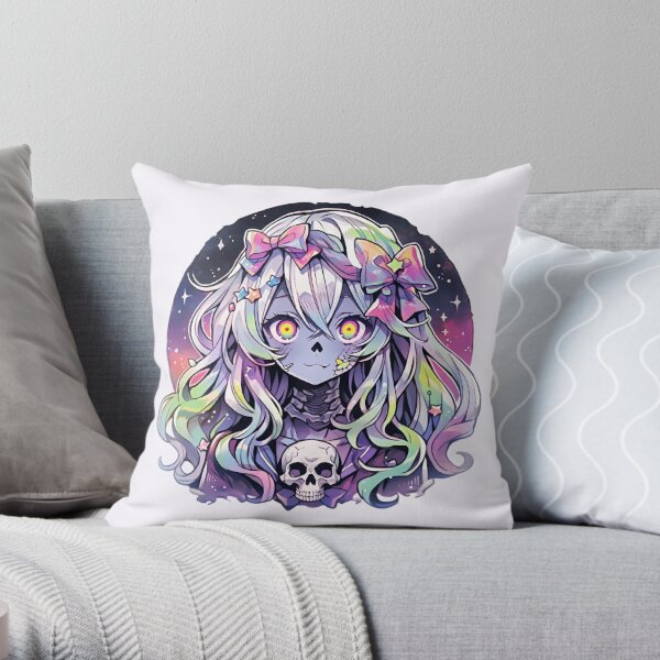 Halloween Pillows Glow IN the Dark Goth Throw Pillow Cute