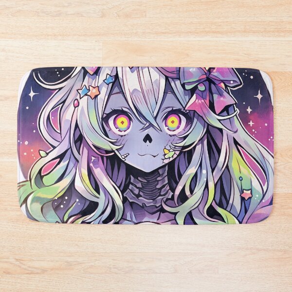 Item preview, Cute Kawaii Pastel Neon Zombie designed and sold by PastelMagic.