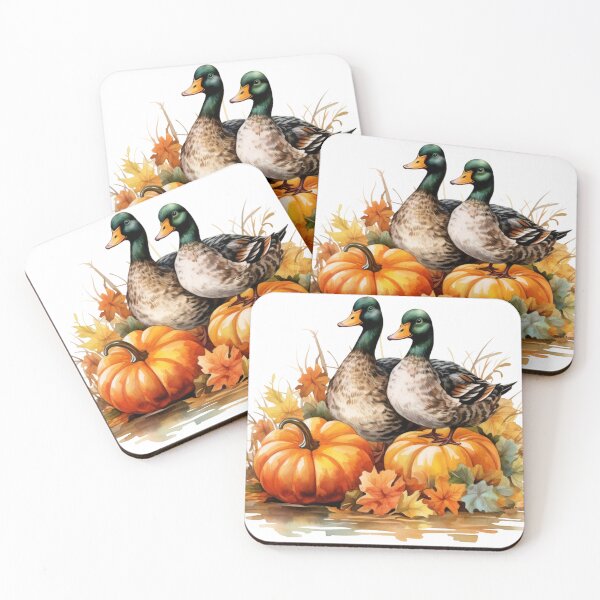 Item preview, Enchanted Harvest: Autumn Ducks designed and sold by lortilo.