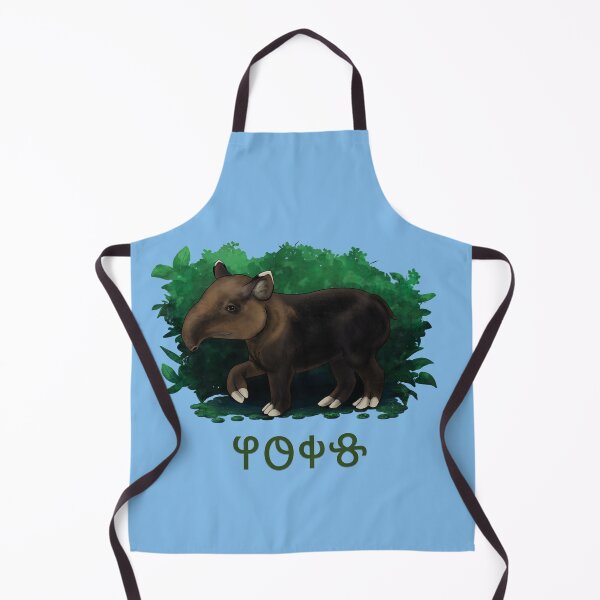 Item preview, Tapir labeled as Horse in the Deseret alphabet designed and sold by ElementalEmbers.