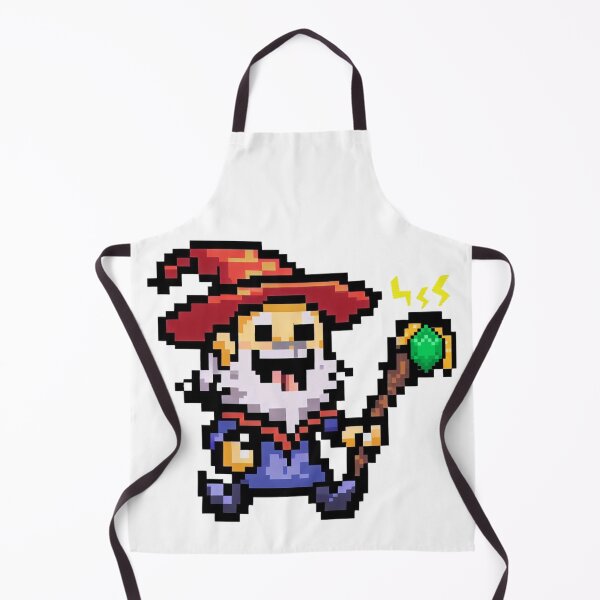 Item preview, Happy wizard pixel art designed and sold by PexelBoi.