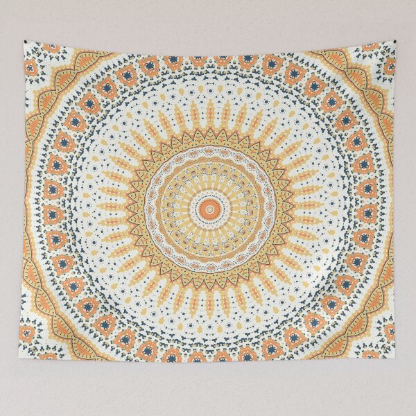 Item preview, Yellow Sun Mandala designed and sold by Sheila Wenzel Ganny.