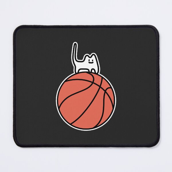Item preview, Basketball Cat (Coloured) designed and sold by wonkcat.