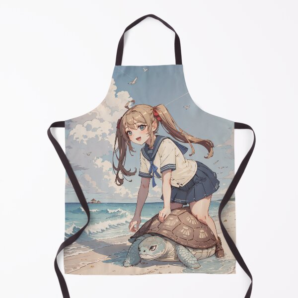 Item preview, Neuro-sama and Vedal at the beach designed and sold by GarChazAI.