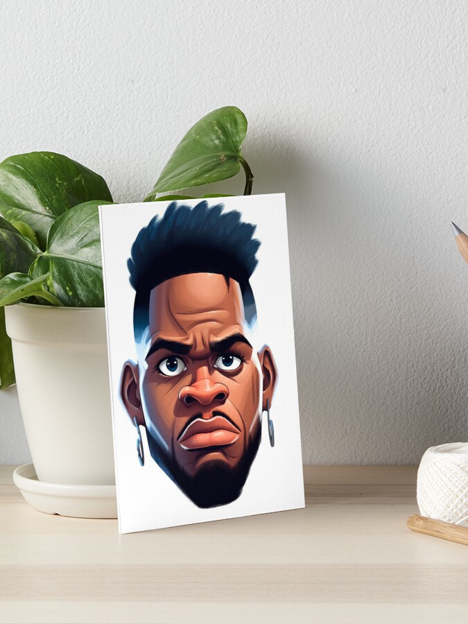 caricature of Micah Parsons Metal Print for Sale by evonte