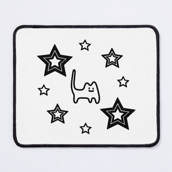 Y2K Stars Cat Poster for Sale by wonkcat