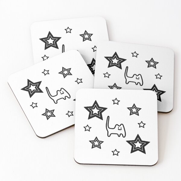 Item preview, Y2K Stars Cat designed and sold by wonkcat.