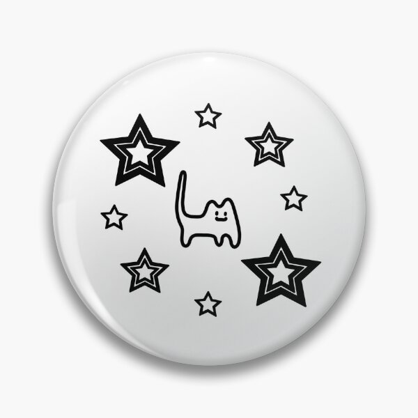 Item preview, Y2K Stars Cat designed and sold by wonkcat.