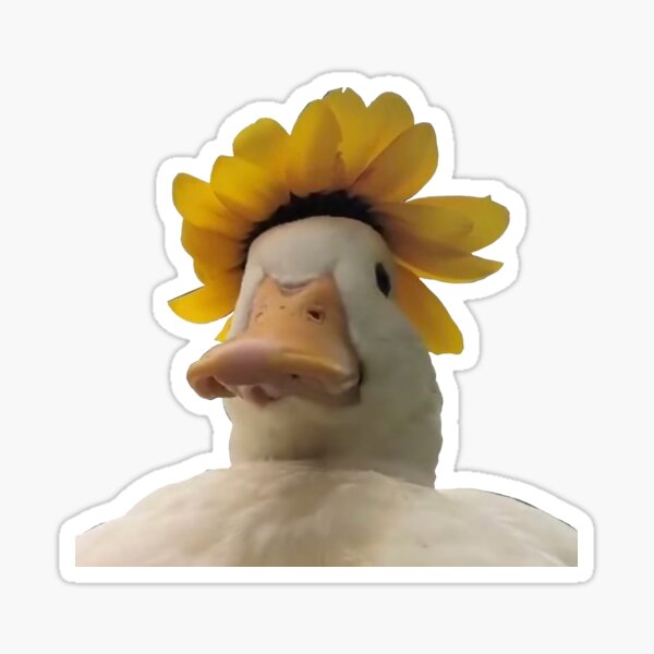 Item preview, Sunflower Duck designed and sold by Hella-Stickers.