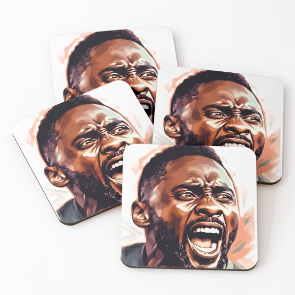 Item preview, caricature of Idris Elba designed and sold by evonte.