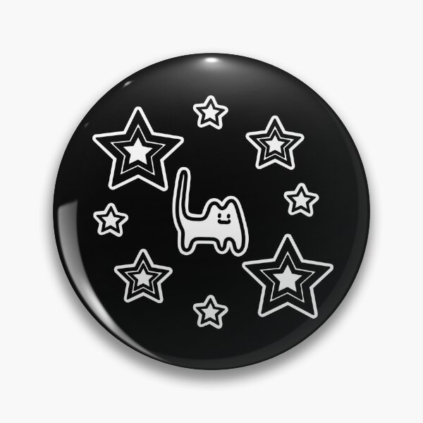 Item preview, Y2K Stars Cat  designed and sold by wonkcat.