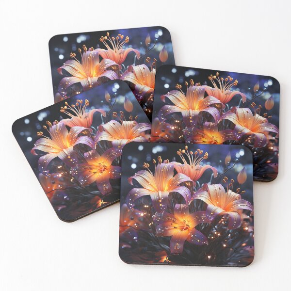 Item preview, Magical Night Lilies designed and sold by dreamingbliss.