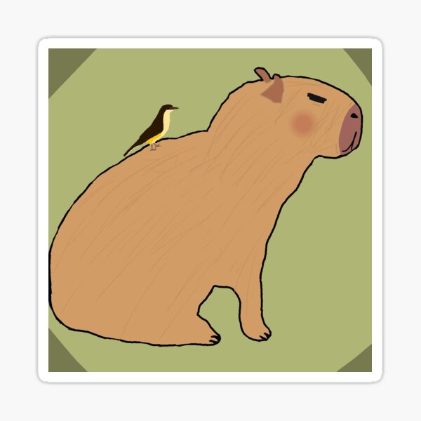 Capybara Art Print  Capivara, Capivara desenho, Fotos de capivara