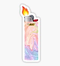 Bic Lighter Holographic Sticker