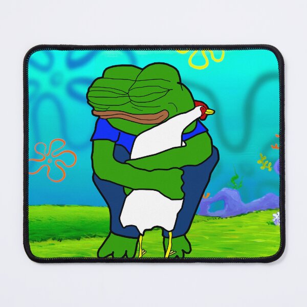 Item preview, Pepe Hugging Chicken designed and sold by Slav-Art.
