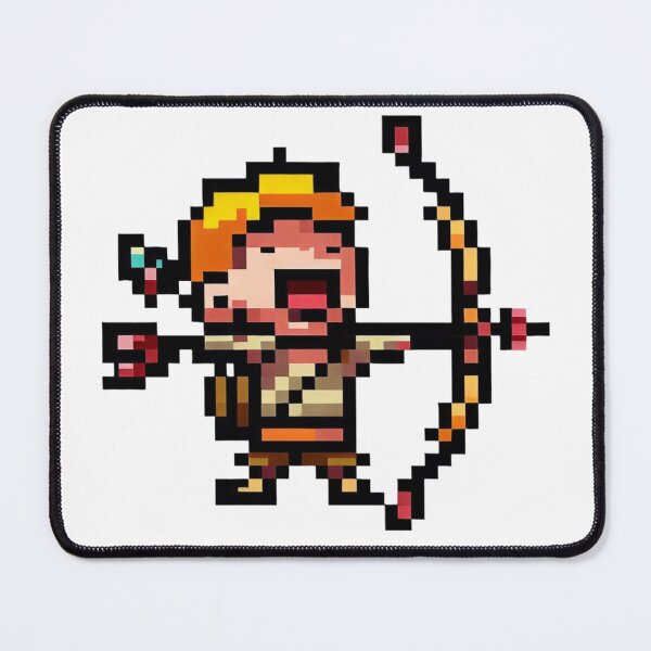 Item preview, Happy archer pixel art designed and sold by PexelBoi.