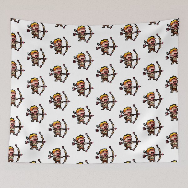 Item preview, Happy archer pixel art designed and sold by PexelBoi.