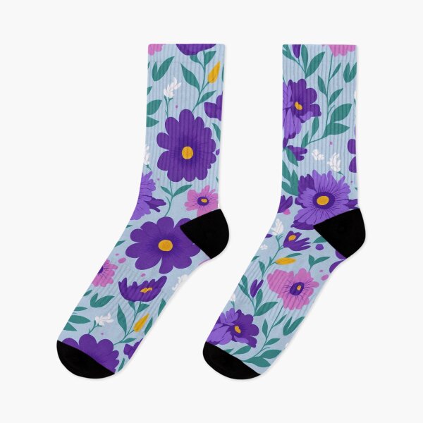 Item preview, Spring Summer Floral Pattern | Pink purple designed and sold by MagicalLuna.