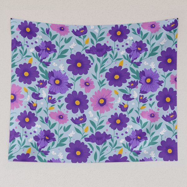 Item preview, Spring Summer Floral Pattern | Pink purple designed and sold by MagicalLuna.