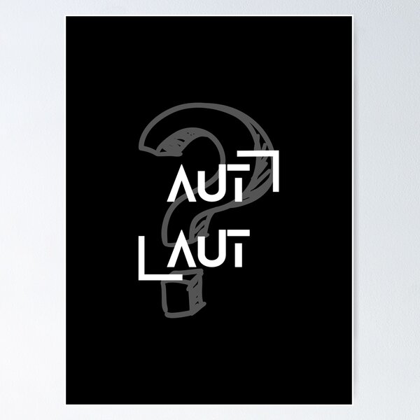 Aut Aut Kierkegaard Poster for Sale by zeitgeistempire