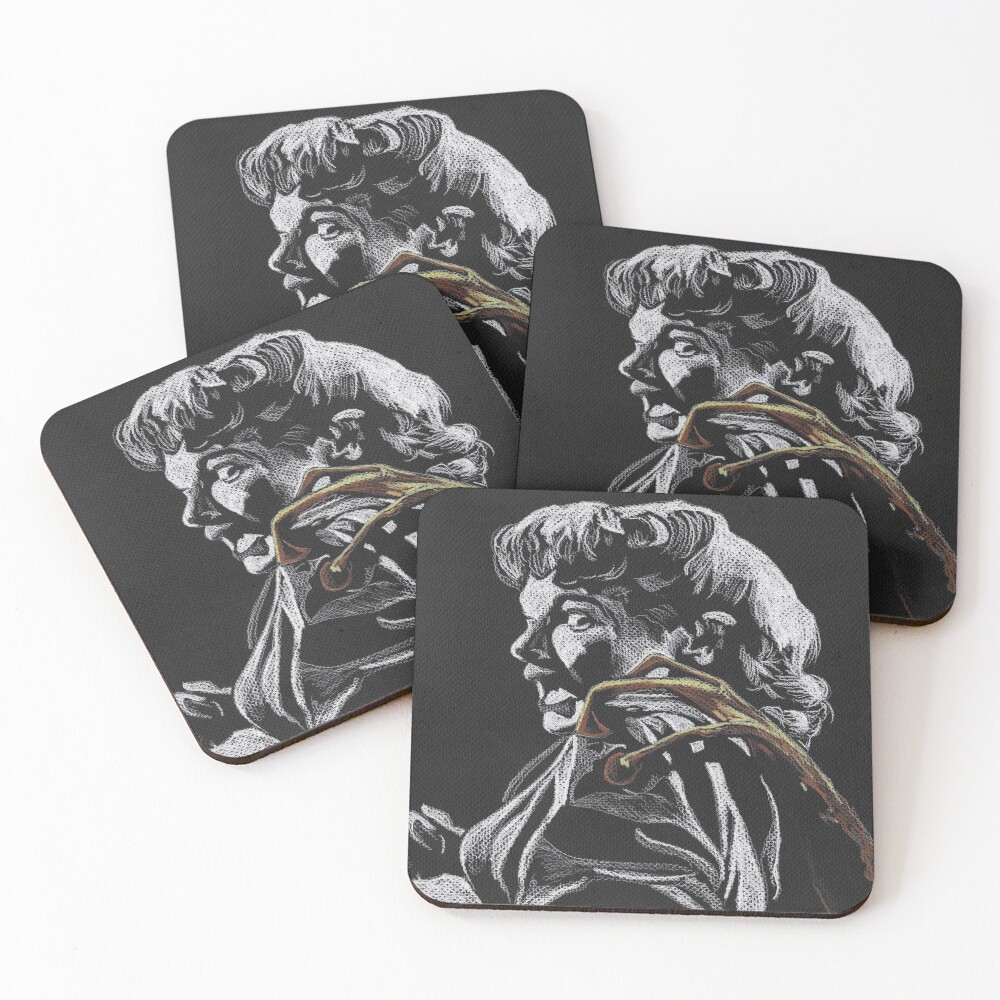 Item preview, Coasters (Set of 4) designed and sold by Pinupmonkey.