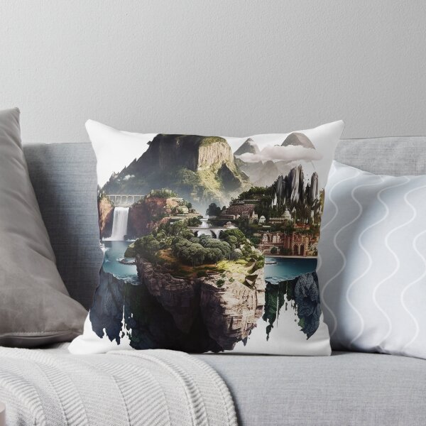 Item preview, Floating Island by AI digital art designed and sold by SaliyalCreation.