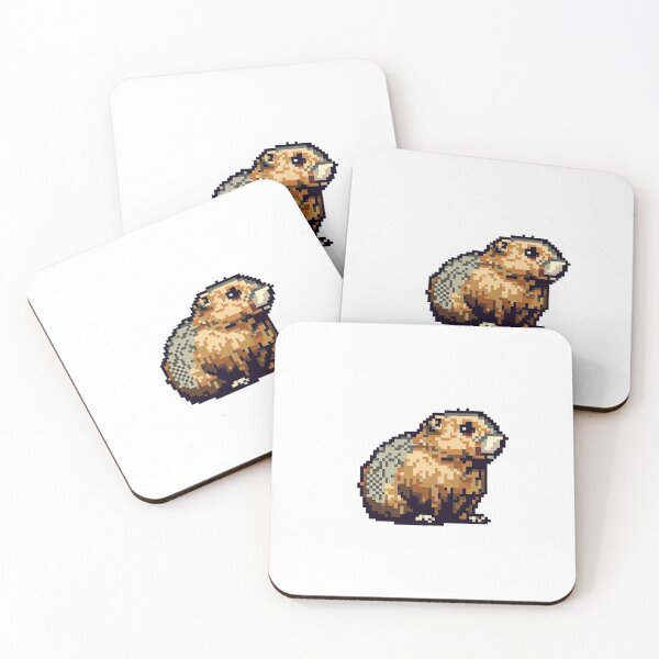 Item preview, Little groundhog in pixel art designed and sold by GroundhogMs.
